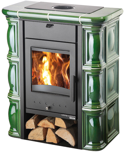 Tiled stove TREVISO mini | Haas + Sohn