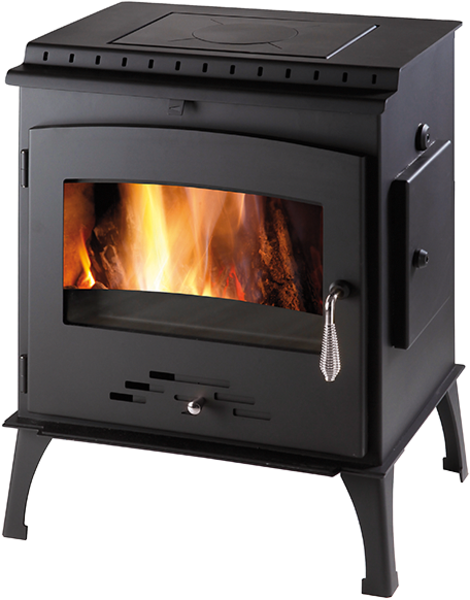 Fireplace stove ARKTIC 12 with hotplate | Haas + Sohn